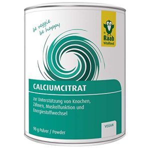 Calcium-Pulver Raab Vitalfood Calcium-Citrat Pulver, 90 g, vegan