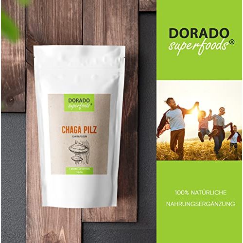 Chaga Dorado Superfoods ® Pilz Kapseln, 120 x Stück