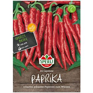 Chili-Samen Sperli Premium Paprika Samen De Cayenne