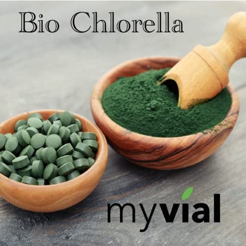 Chlorella-Pulver myvial ® Chlorella Pulver Bio 100g, Vegan
