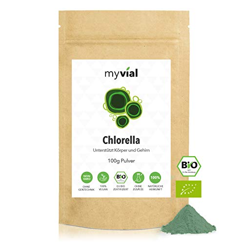 Die beste chlorella pulver myvial chlorella pulver bio 100g vegan Bestsleller kaufen