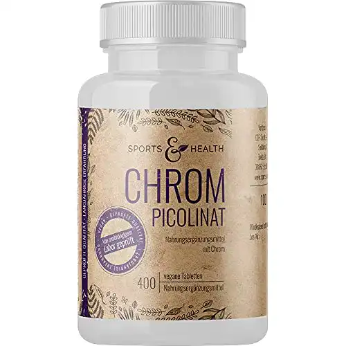 Chrom-Tabletten CDF Sports & Health Solutions, 400 Tabletten