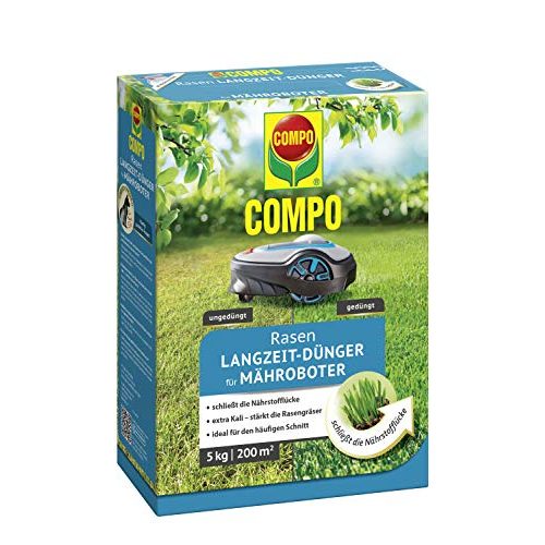 Compo-Rasendünger Compo ROBO-RASEN Langzeit-Dünger, 5 kg
