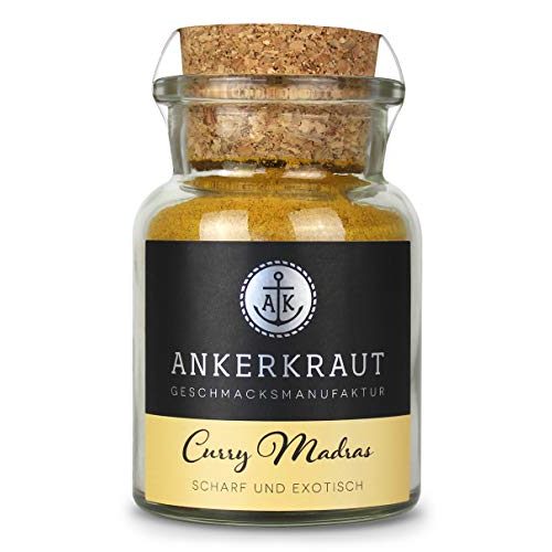 Currypulver Ankerkraut Curry Madras, 60g im Korkenglas