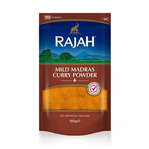 Currypulver Rajah Mild Madras mit milder Schärfe 100 g