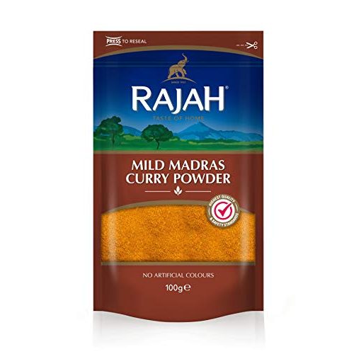 Currypulver Rajah Mild Madras mit milder Schärfe 100 g