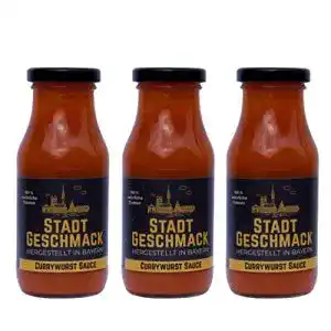Currywurst-Sauce StadtGeschmack Currywurst Sauce 3 x 215ml