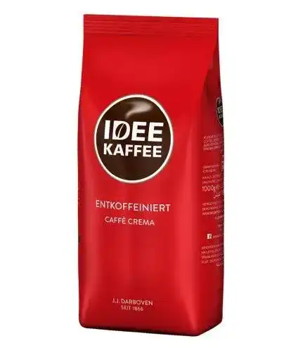 Darboven-Kaffee Idee Kaffee Entkoffeiniert Cafe Crema 1000 g