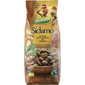 Dennree-Kaffee dennree Bio Sidamo Fairtrade Hochlandkaffee