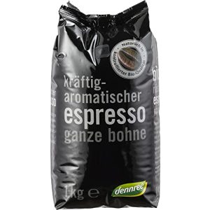 Dennree-Kaffee dennree Espresso, ganze Bohne 1 kg Bio