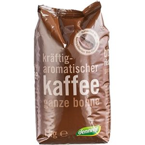Dennree-Kaffee dennree Röstkaffee, ganze Bohne 1 kg Bio