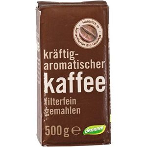 Dennree-Kaffee dennree Röstkaffee, gemahlen 500 g Bio