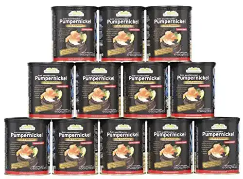 Dosenbrot Mestemacher 12 x 500g Pumpernickel echt westfälisch