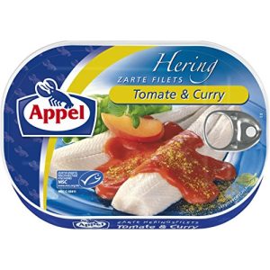Dosenfisch Appel Heringsfilets Tomate & Curry, 10er Pack