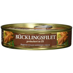 Dosenfisch Dovgan Bücklingsrücken-Filet in Öl Riga Smokets 160 g