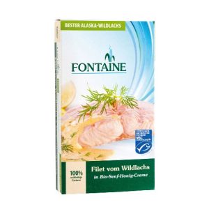 Dosenfisch Fontaine Wildlachsfilet in Creme 3 x 200 g