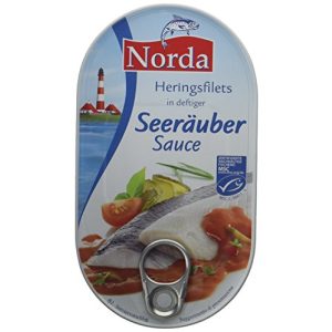 Dosenfisch Norda Heringsfilets Seeräuber, 13er Pack