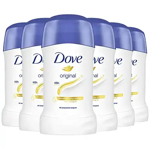 Dove-Deo Dove Deodorant Stick Original Anti-Transpirant, 6 Stück