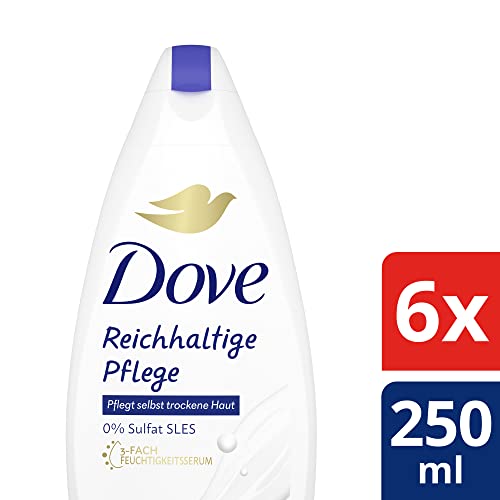 Dove-Duschgel Dove Duschgel Reichhaltige Pflege Duschbad, 6 x