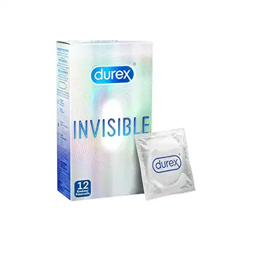 Durex-Kondom Durex Invisible Kondome extra dünn, 12 Stück