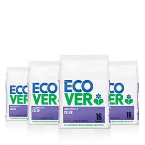 Ecover-Waschmittel ECOVER Color Waschpulver Lavendel 4 x 1,2 kg