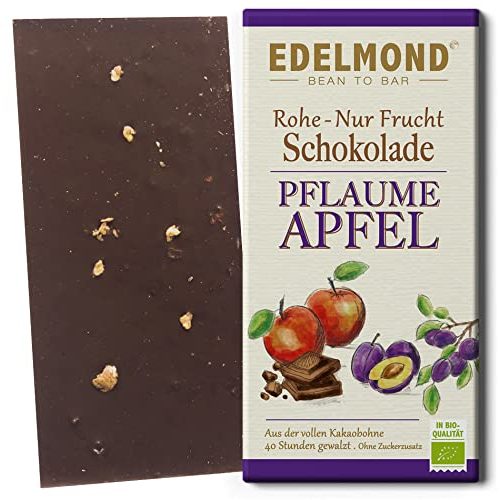 Die beste edelmond schokolade edelmond bio nur frucht pflaume und apfel Bestsleller kaufen