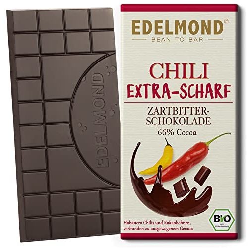 Die beste edelmond schokolade edelmond chili schokolade scharf bio Bestsleller kaufen