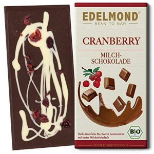 Edelmond-Schokolade Edelmond Cranberry Milchschokolade Bio