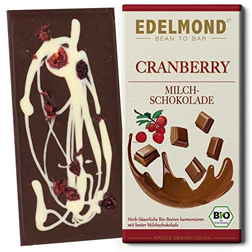 Die beste edelmond schokolade edelmond cranberry milchschokolade bio Bestsleller kaufen
