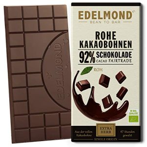 Edelmond-Schokolade Edelmond Rohe 92% Bio Schokolade