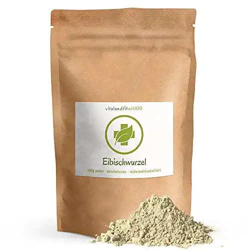 Eibischwurzel vitalundfitmit100 Pulver gemahlen 100 g