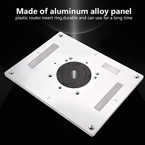 Einlegeplatte Oberfräse Smandy Router Platte Aluminium