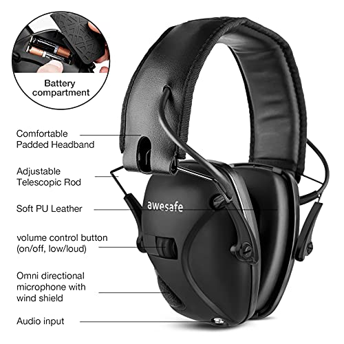 Elektronischer Gehörschutz awesafe Gehörschutz für Schießstand