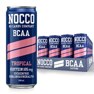 Energy-Drink(s)-ohne-Zucker NOCCO BCAA Energy Drink, 24x
