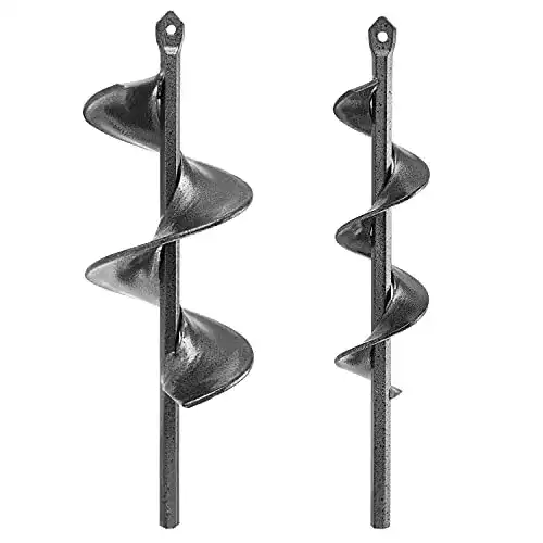 Erdbohrer für Bohrmaschine Codirom Auger Drill Bits 2-in-1 Set