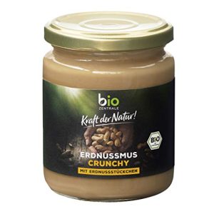 Erdnussmus biozentrale Crunchy 3 x 250 g Bio-Nussmus
