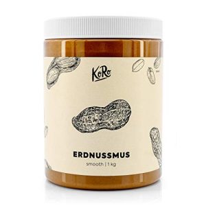 Erdnussmus KoRo, 1 kg Vorratspackung Cremige Konsistenz