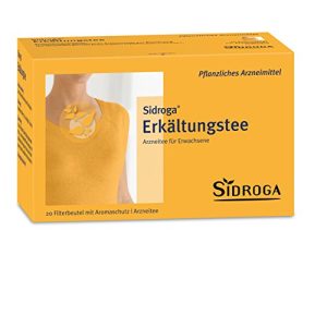 Erkältungstee Sidroga, Arzneitee mit Heilpflanzen, 20 Filterbeutel