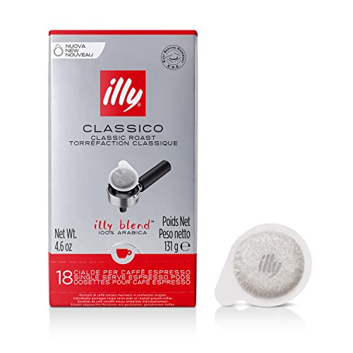 ESE-Pads Illy Espresso Röstung N, 18 ESE Pads Cialde, 18 Kapseln