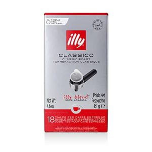 ESE-Pads Illy Espresso Röstung N, 18 ESE Pads Cialde, 18 Kapseln