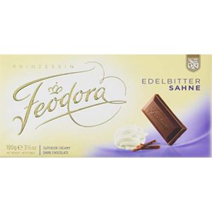 Feodora-Schokolade Feodora Edel-Bitter-Sahne, 5 x 100 g