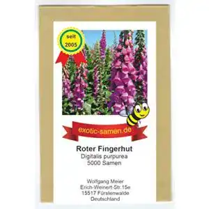 Fingerhut-Samen exotic-samen Roter Fingerhut, 5000 Samen