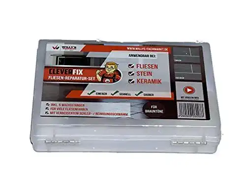Fliesen-Reparaturset CleverFix Fliesen Reparaturset Brauntöne