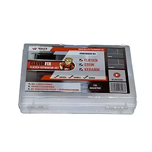 Fliesen-Reparaturset CleverFix Fliesen Reparaturset Brauntöne