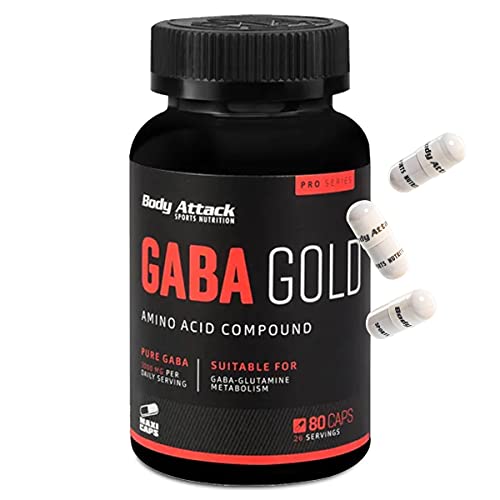 Gaba-Kapseln Body Attack Sports Nutrition Body Attack-Gaba Gold
