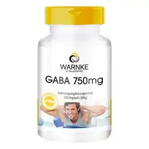 Gaba-Kapseln WARNKE VITALSTOFFE GABA 750mg Kapseln
