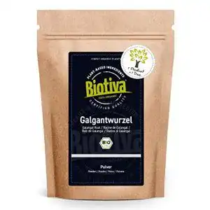 Galgant-Pulver Biotiva Galgantwurzel gemahlen Bio 250g