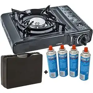 Gasgrill mit Kartusche Elfmonkey StyleKiste mit 4 Gaskartuschen