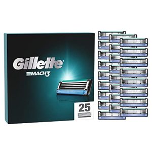 Gillette-Rasierklingen Gillette Mach3 Rasierklingen, 25 Ersatzklingen
