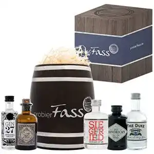 Gin-Tasting-Set probierFass Gin Set, 5 beliebte Gin Spezialitäten